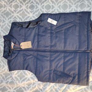 Weatherproof Blue Vest for Versatile Layering (NWT)